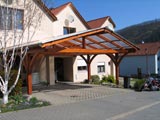 Doppelcarport, Zimmerei, Holzbau, Glashütte