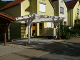 Einzelcarport, Zimmerei, Holzbau, Glashütte